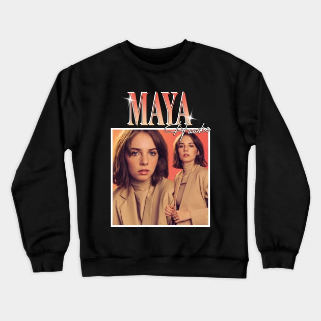 Maya Hawke Crewneck Sweatshirt by TeesBySilvia